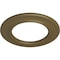 Ekena Millwork Holmdel Ceiling Medallion (Canopies up to 12 7/8"), 20 7/8"OD x 12 7/8"ID x 1"P, Mississippi Mud CM20HOMMF - alternate 4